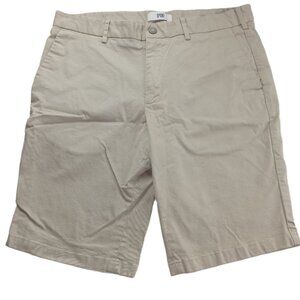 Spoke Men's Khaki Chino Shorts Waist Size 35 Build A Tan Casual 10" Inseam